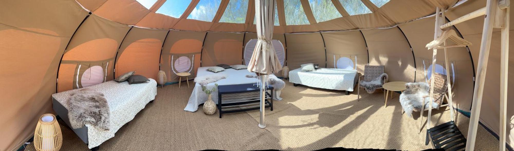 Romantic Luxus Glamping 1 Idestrup Exterior foto